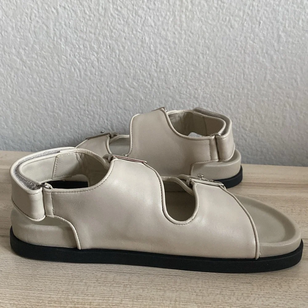 Varley NEW Corte Strap Sandals in Birch Size 37 | US 7 - Picture 11 of 16
